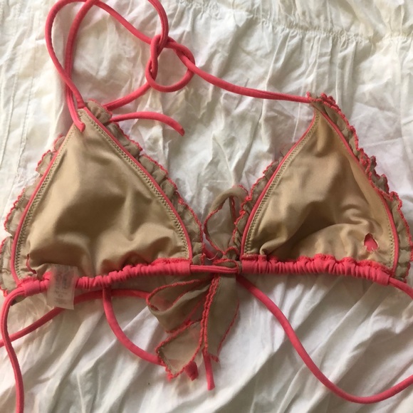 Victoria’s Secret Coral Bikini XS Bottoms S - Picture 4 of 8